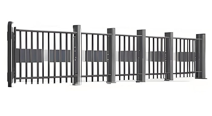 鋁型材定制開模鋁合金防護(hù)欄鋁型材-1