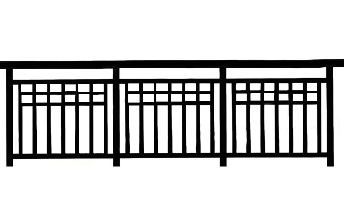 鋁型材定制開模鋁合金防護(hù)欄鋁型材-4